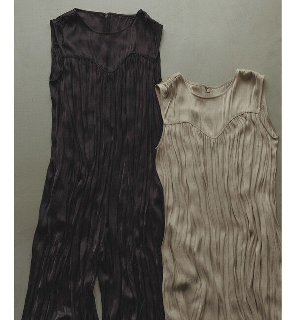 SALON adam et rope'「カッセンギャザーサロペット」|オールインワン|