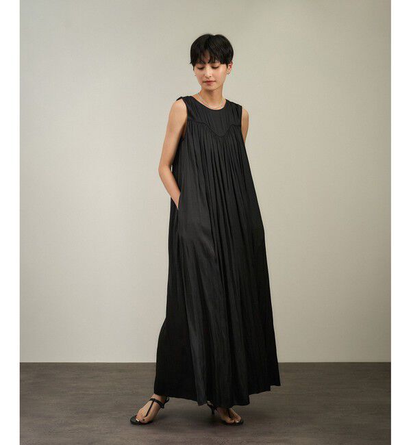 SALON adam et rope'「カッセンギャザーサロペット」|オールインワン|