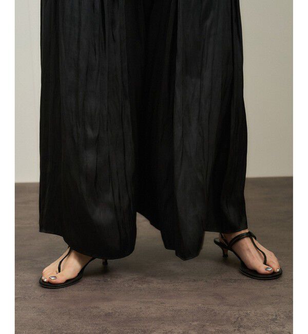 SALON adam et rope'「カッセンギャザーサロペット」|オールインワン|