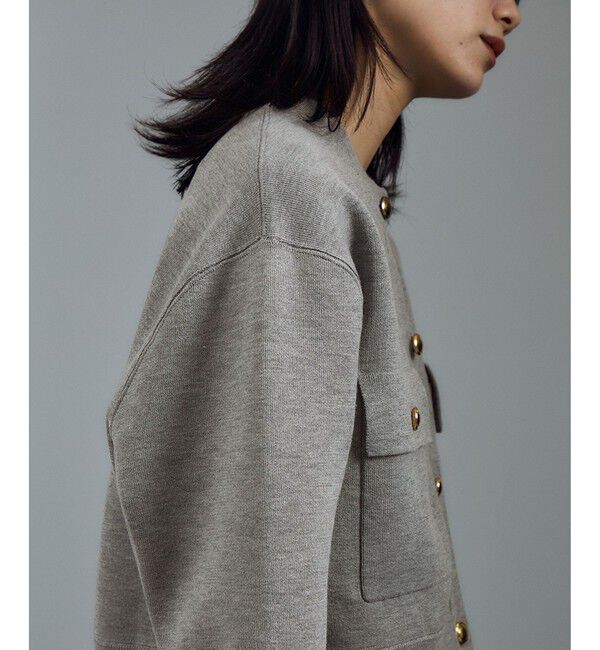 SALON adam et rope'「スウェットライクメタルボタンカーディガン 2 / 新色追加」|カーディガン|