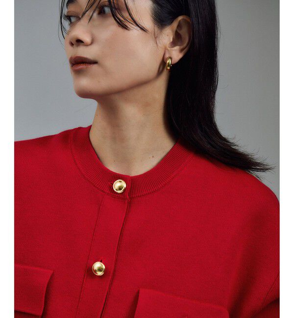 SALON adam et rope'「スウェットライクメタルボタンカーディガン 2 / 新色追加」|カーディガン|