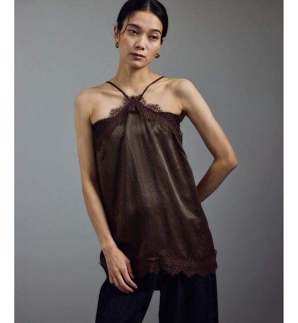 SALON adam et rope'「リバーレース2WAYキャミソール」|キャミソール|