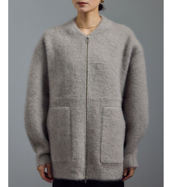 SALON adam et rope'「FOXカシミヤジップブルゾン」|ブルゾン・スタジャン|