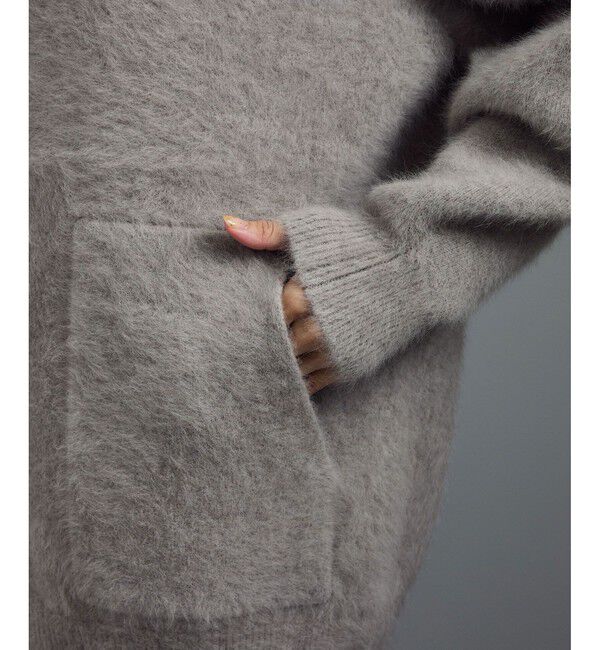 SALON adam et rope'「FOXカシミヤジップブルゾン」|ブルゾン・スタジャン|