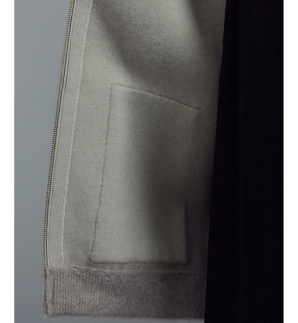 SALON adam et rope'「FOXカシミヤジップブルゾン」|ブルゾン・スタジャン|