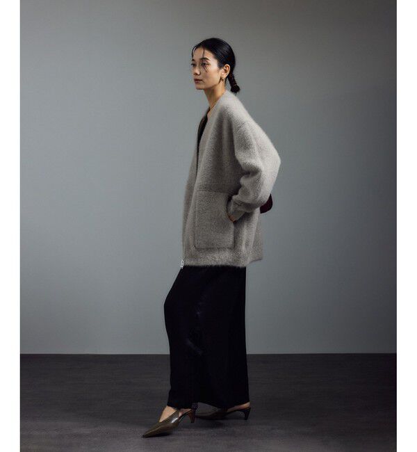 SALON adam et rope'「FOXカシミヤジップブルゾン」|ブルゾン・スタジャン|