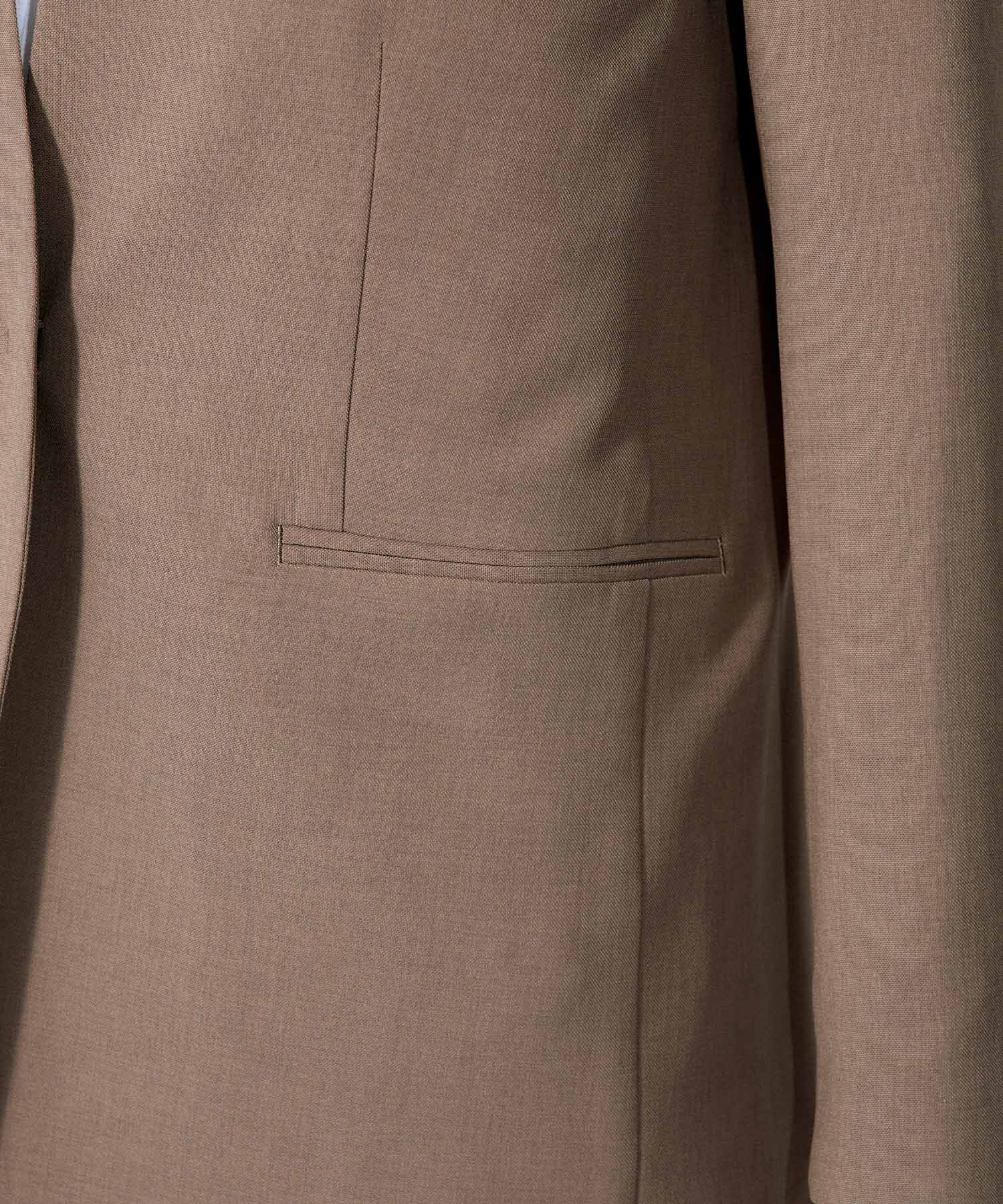 ROPE「ハイツイストカラーレスジャケット/セット対応」|ノーカラージャケット|