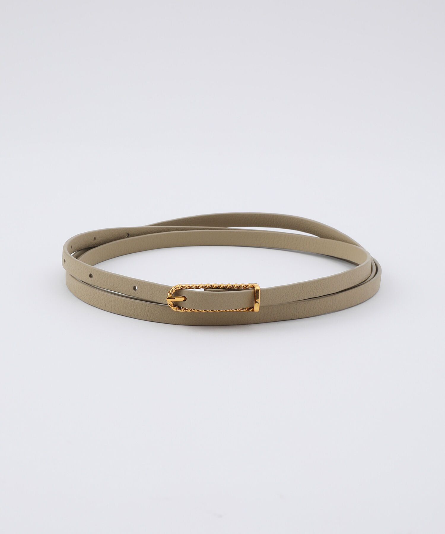 ROPE'「ツイストバックル ロング細ベルト【メディア掲載】」|ベルト|