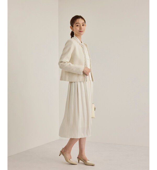 ROPE「ワッシャープリーツスカート」|スカート|