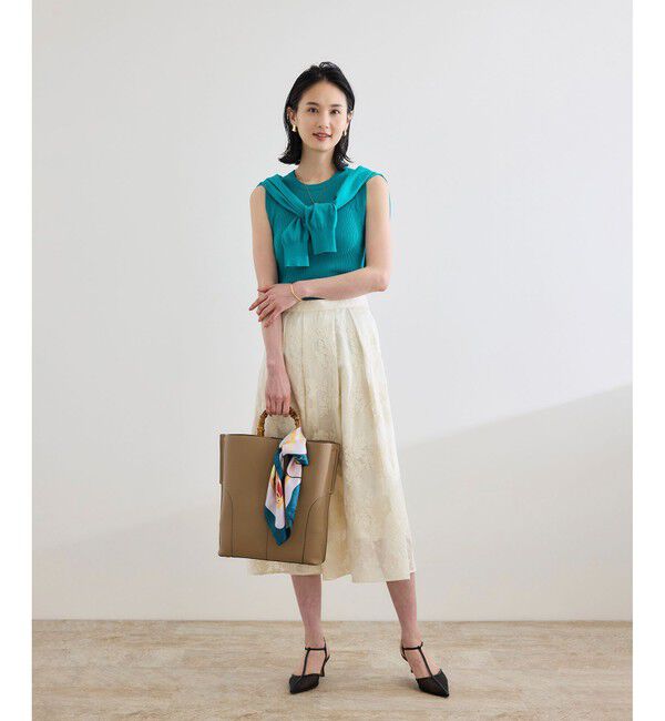 ROPE「【洗える】オーガニックコットンハイゲージカーディガン」|カーディガン|