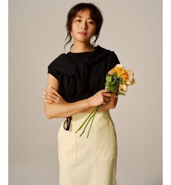 ROPE「【洗える】オーガニックコットンハイゲージカーディガン」|カーディガン|