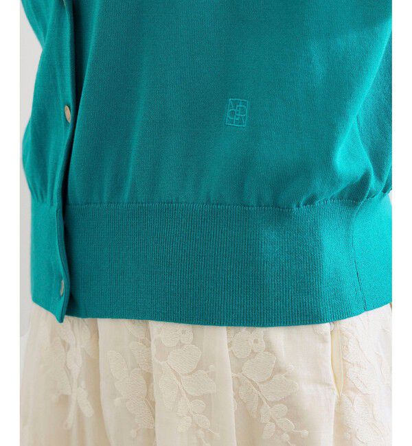 ROPE「【洗える】オーガニックコットンハイゲージカーディガン」|カーディガン|