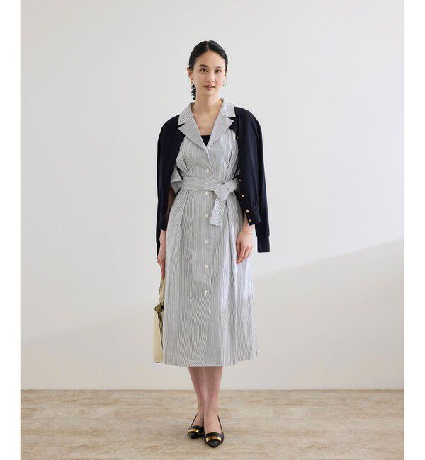 ROPE「【洗える】オーガニックコットンハイゲージカーディガン」|カーディガン|