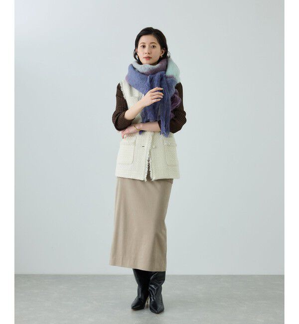 ROPE「[美人スカート]スエードポケット付きタイトスカート/イージーケア」|スカート|