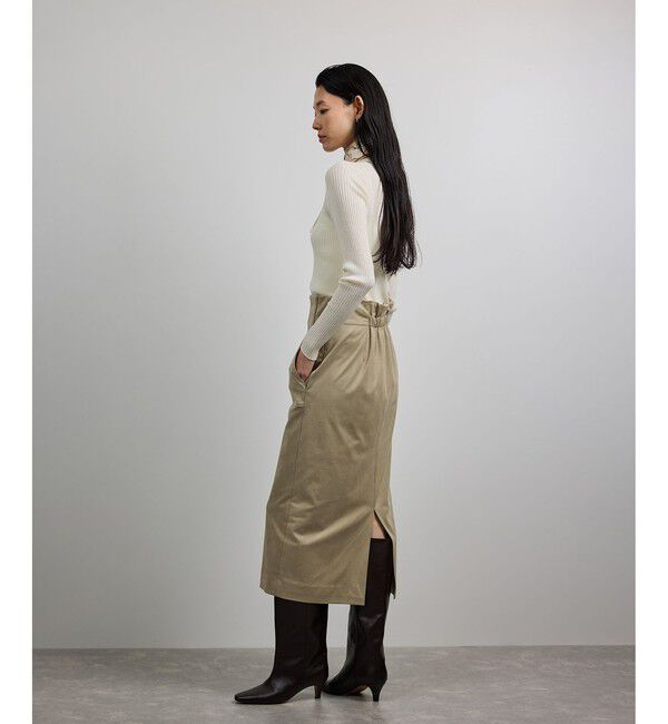 ROPE「[美人スカート]スエードポケット付きタイトスカート/イージーケア」|スカート|