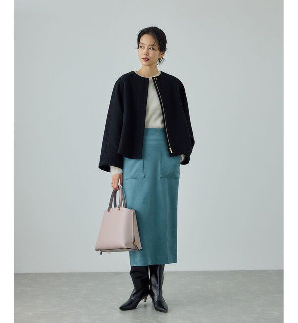 ROPE「[美人スカート]スエードポケット付きタイトスカート/イージーケア」|スカート|