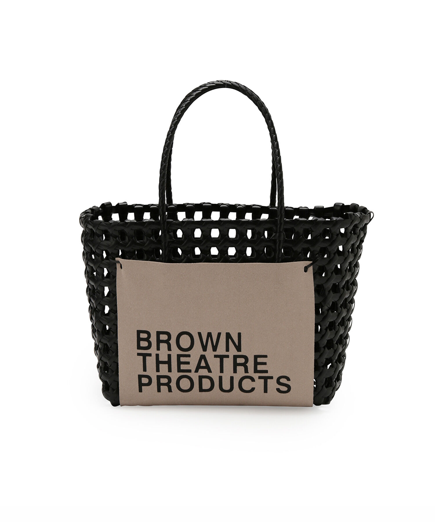 VIS「【BROWN THEATRE PRODUCTS】ロゴラベルバスケットバッグ」|かごバッグ|