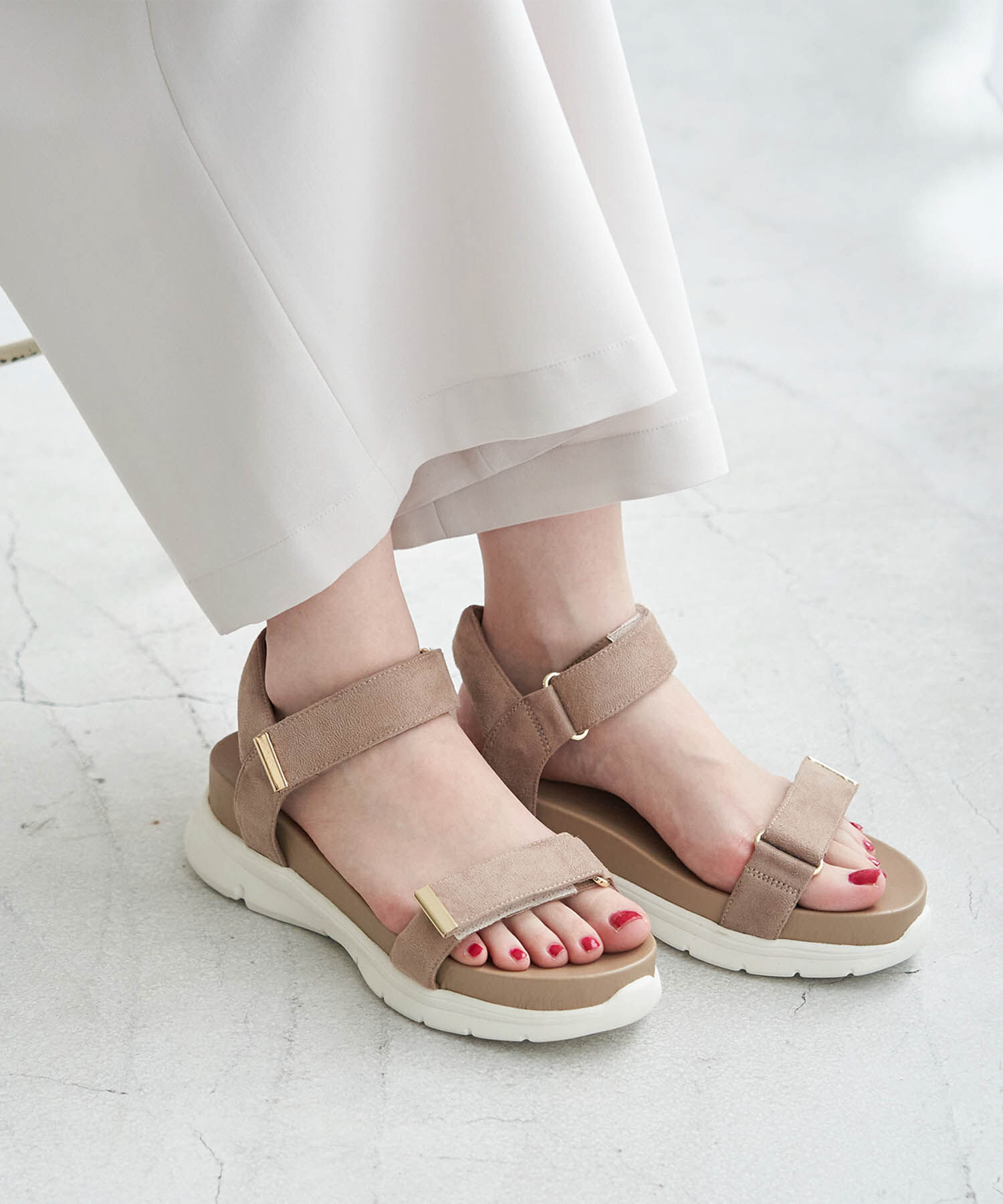 ROPE PICNIC PASSAGE「ワニカンベルクロスニーカーサンダル」|サンダル|