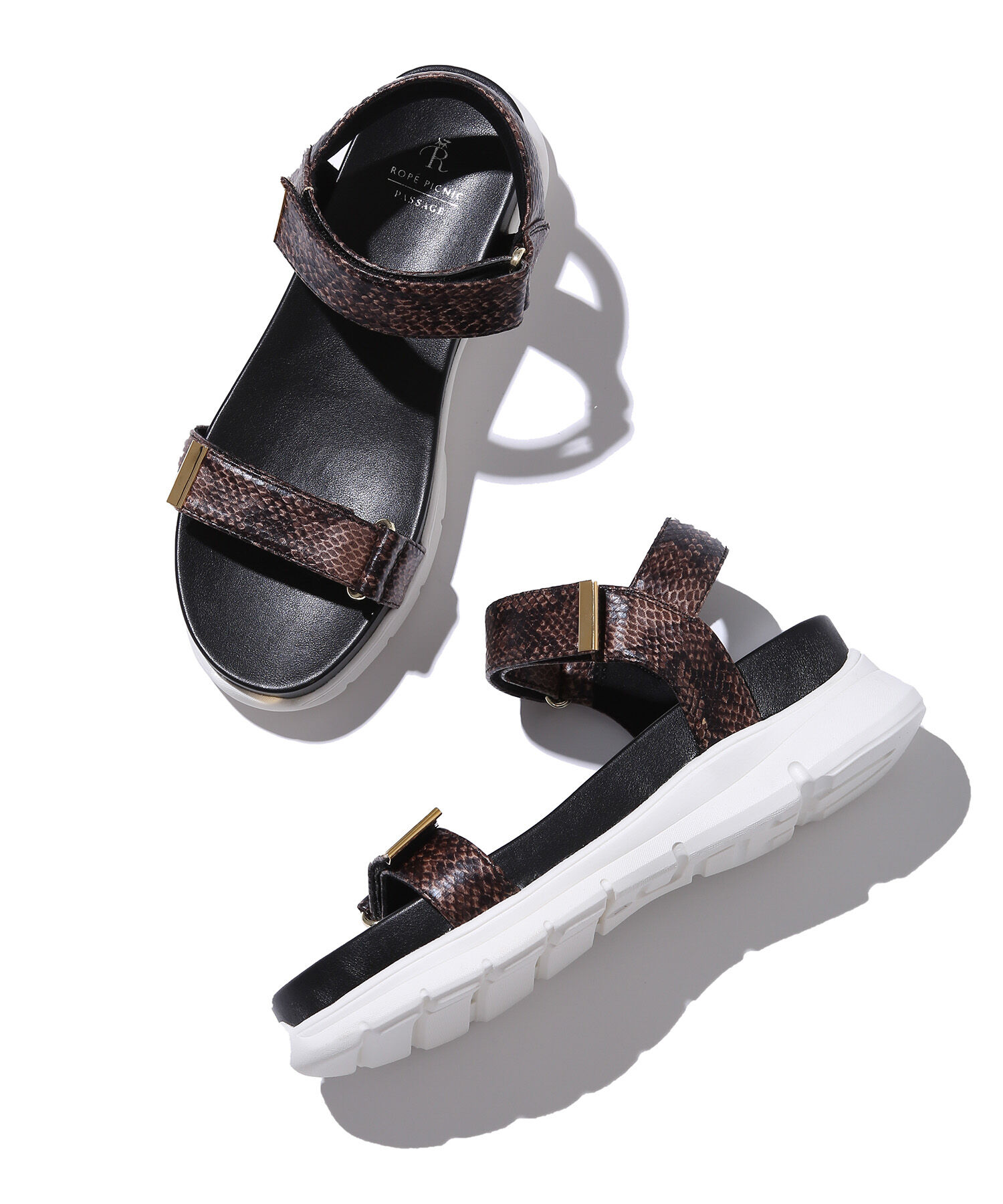 ROPE PICNIC PASSAGE「ワニカンベルクロスニーカーサンダル」|サンダル|