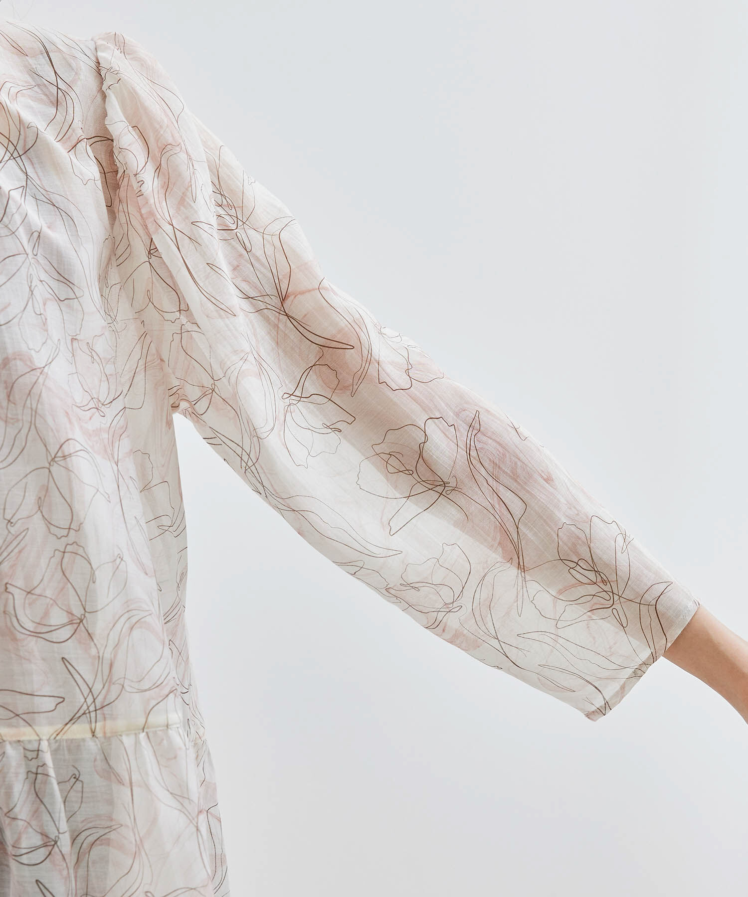 Rope&rsquo;Picnic「【2WAY】ボリュームスリーブシアーブラウス」|シャツ・ブラウス|