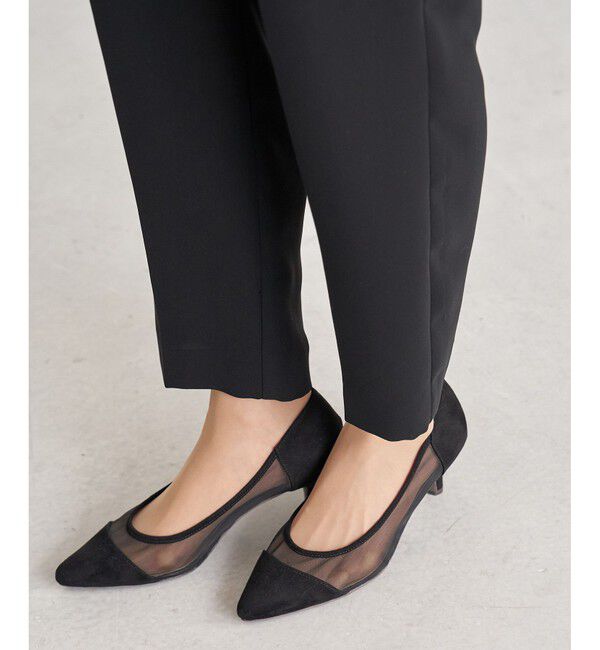 Rope&rsquo;Picnic「Black Formal　ブラウスレイヤード風オールインワン」|オールインワン|