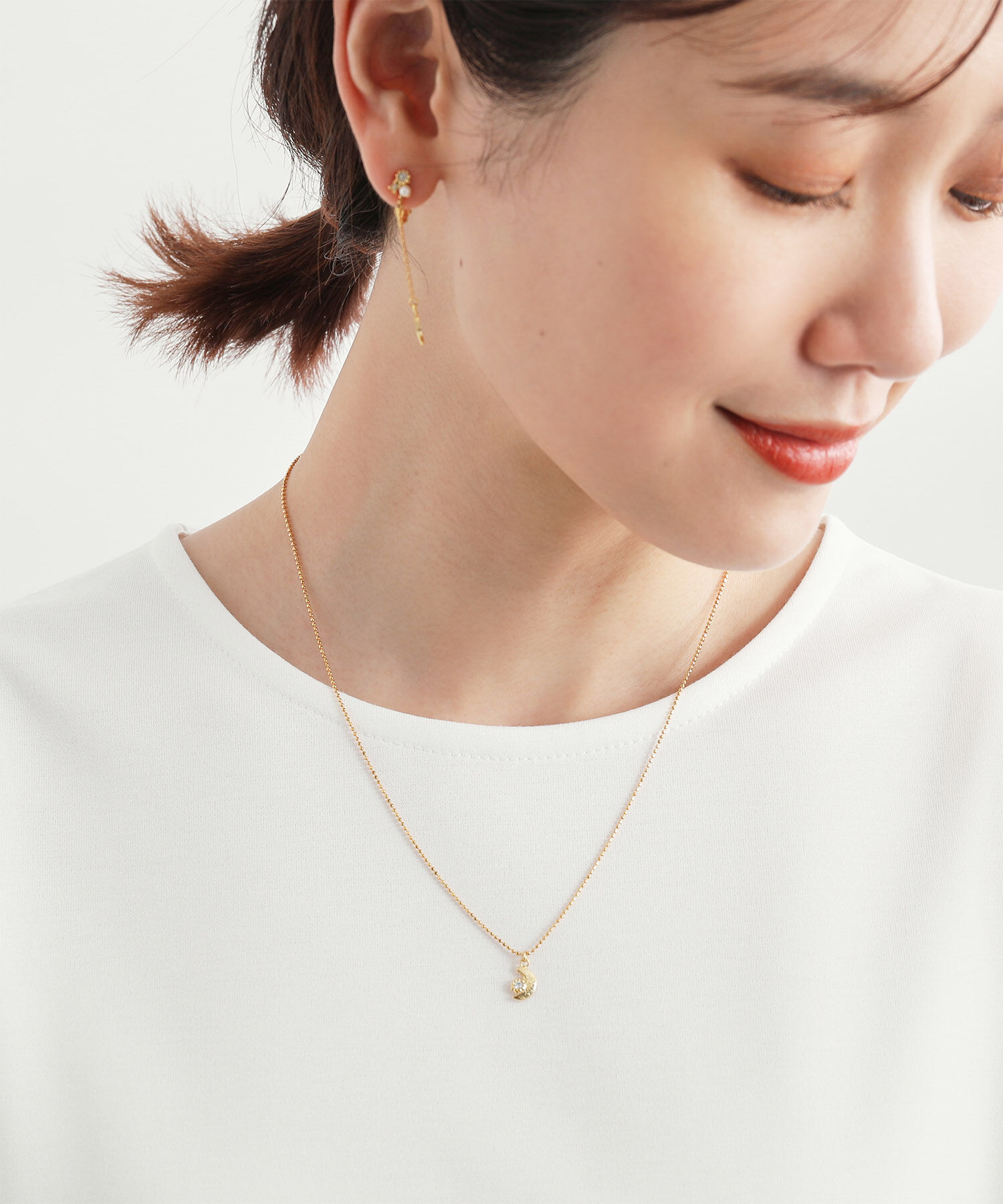 ROPE PICNIC PASSAGE「ムーントッププチペンダント」|ネックレス|