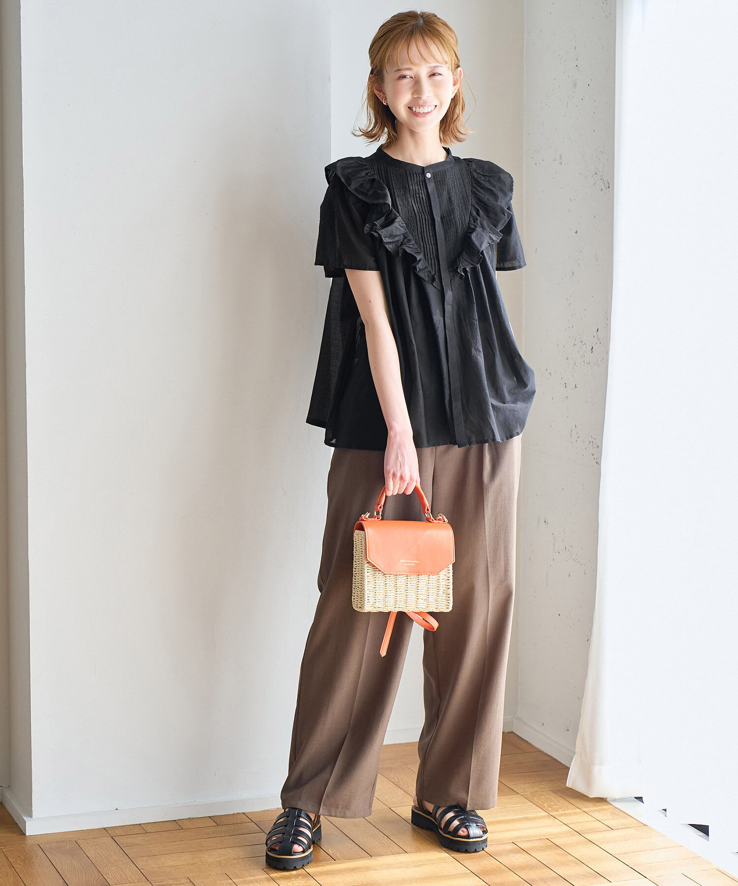 Rope&rsquo;Picnic「洗える/リンクコーデ/INDIAブラウス」|シャツ・ブラウス|