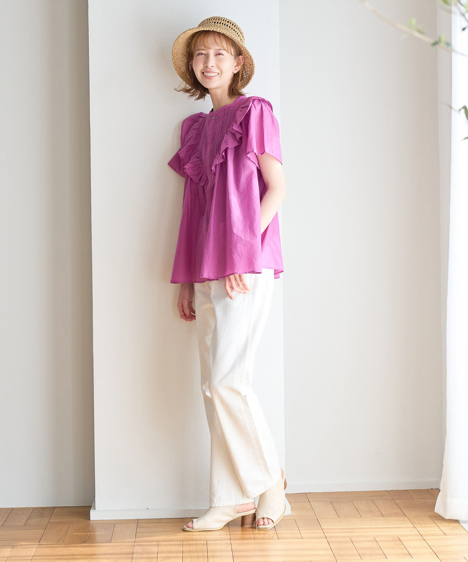 Rope&rsquo;Picnic「洗える/リンクコーデ/INDIAブラウス」|シャツ・ブラウス|