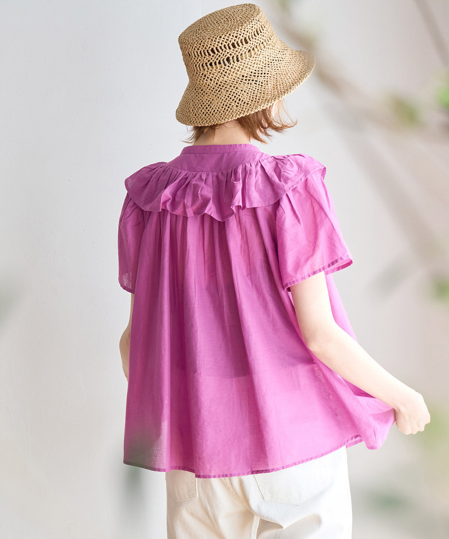 Rope&rsquo;Picnic「洗える/リンクコーデ/INDIAブラウス」|シャツ・ブラウス|