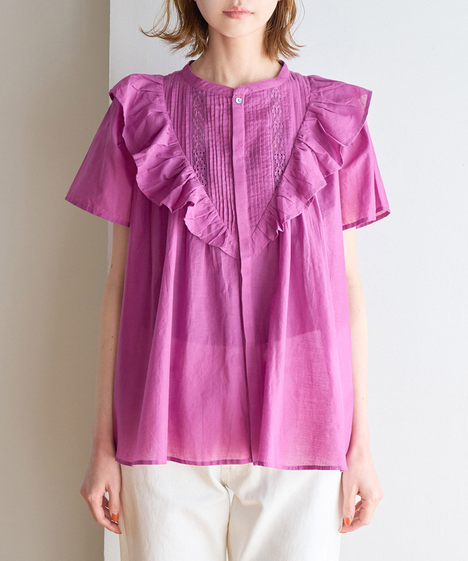 Rope&rsquo;Picnic「洗える/リンクコーデ/INDIAブラウス」|シャツ・ブラウス|