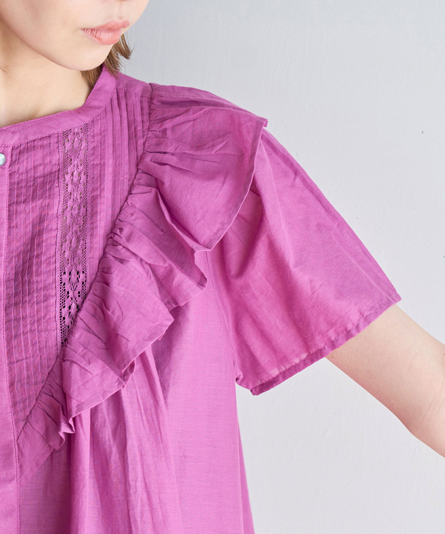 Rope&rsquo;Picnic「洗える/リンクコーデ/INDIAブラウス」|シャツ・ブラウス|