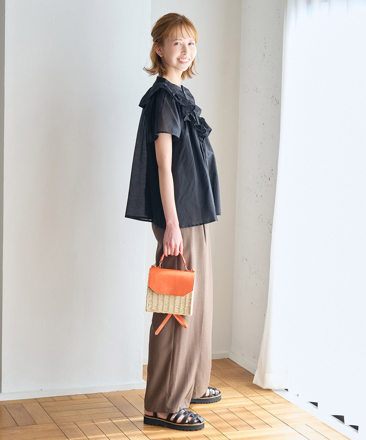 Rope&rsquo;Picnic「洗える/リンクコーデ/INDIAブラウス」|シャツ・ブラウス|