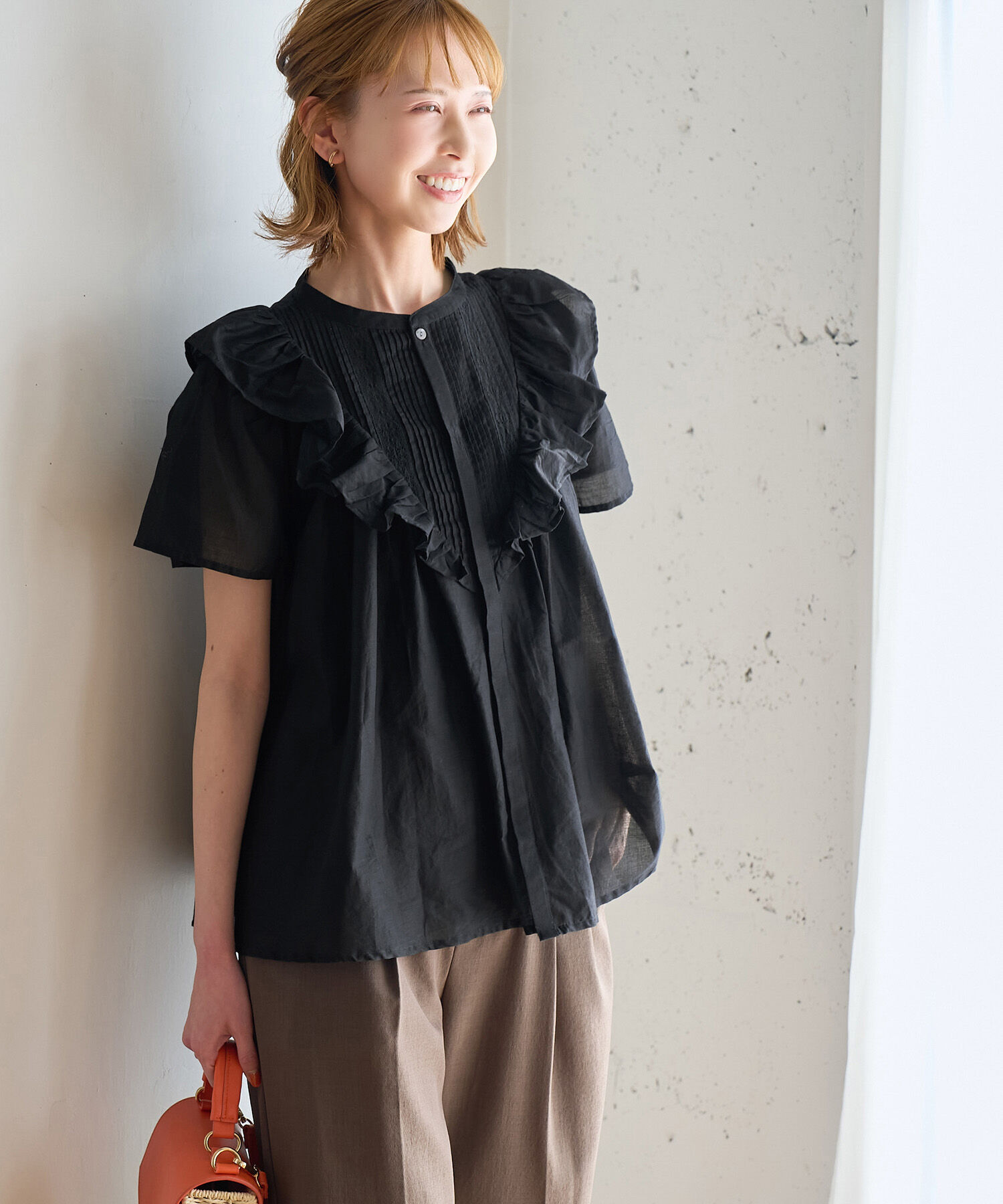 Rope&rsquo;Picnic「洗える/リンクコーデ/INDIAブラウス」|シャツ・ブラウス|