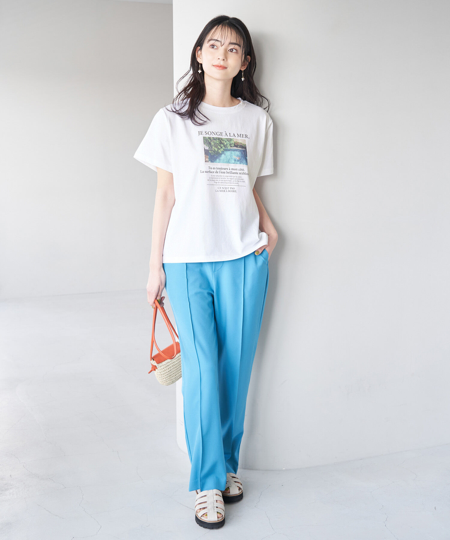 Rope&rsquo;Picnic「リンクコーデ/RENU/Logo＆PhotoTシャツ」|Tシャツ・カットソー|