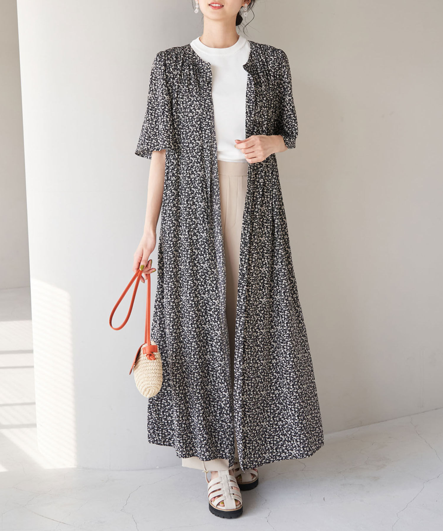 Rope&rsquo;Picnic「2WAY/ギャザーワンピース」|ワンピース|