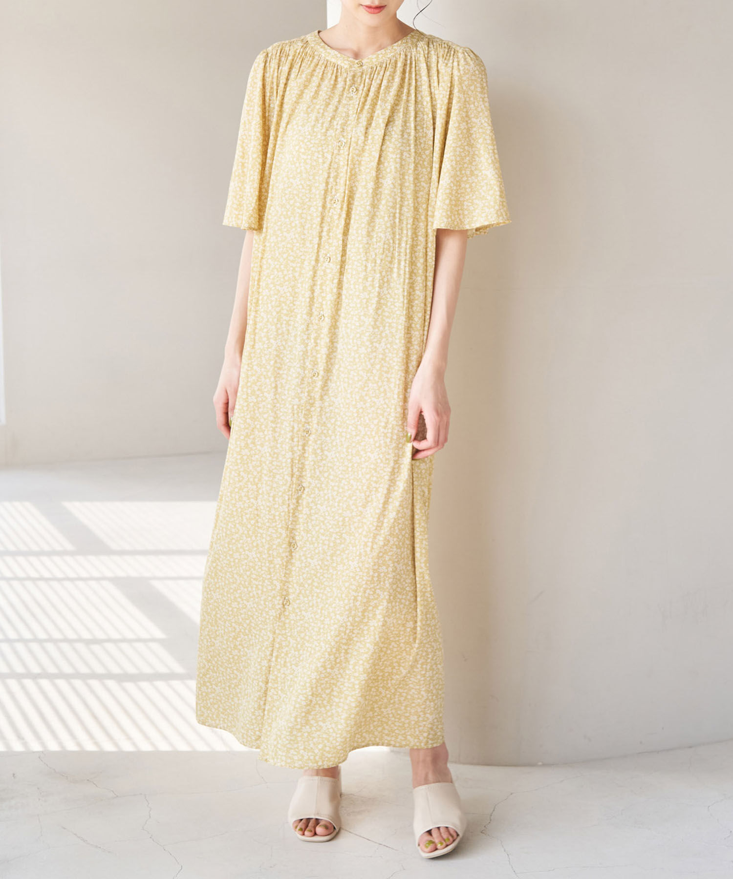 Rope&rsquo;Picnic「2WAY/ギャザーワンピース」|ワンピース|