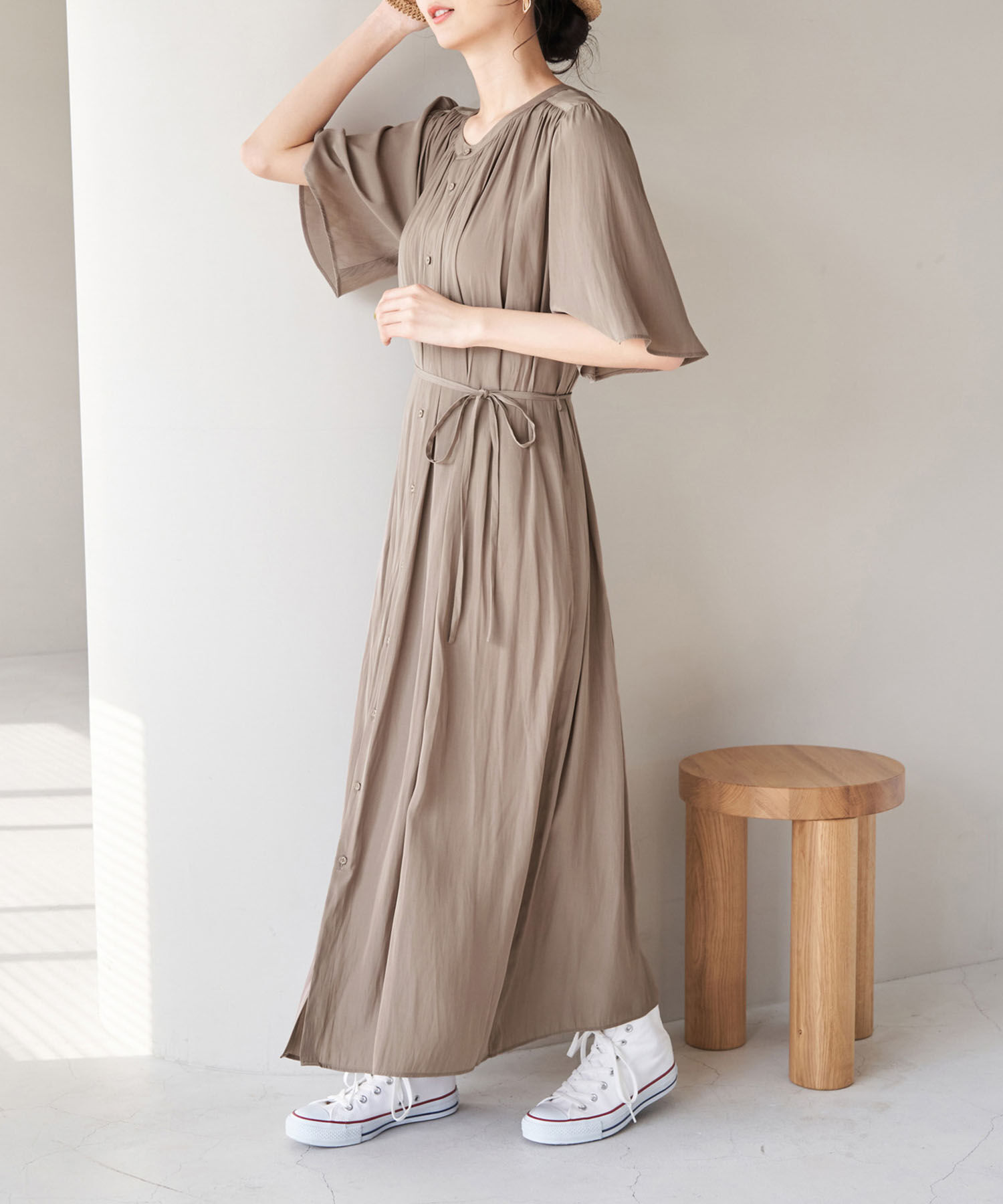 Rope&rsquo;Picnic「2WAY/ギャザーワンピース」|ワンピース|