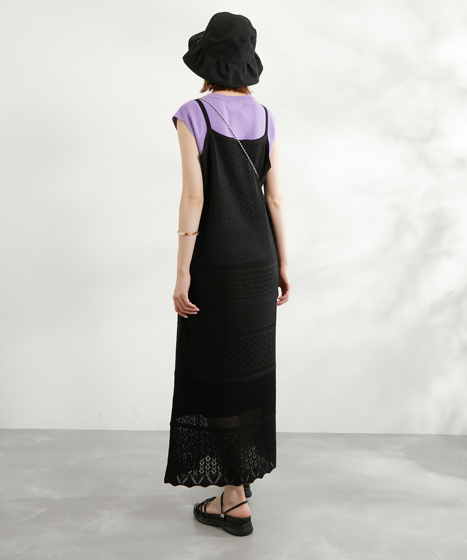 Rope&rsquo;Picnic「【一部店舗限定】レース編みニットワンピース」|ワンピース|