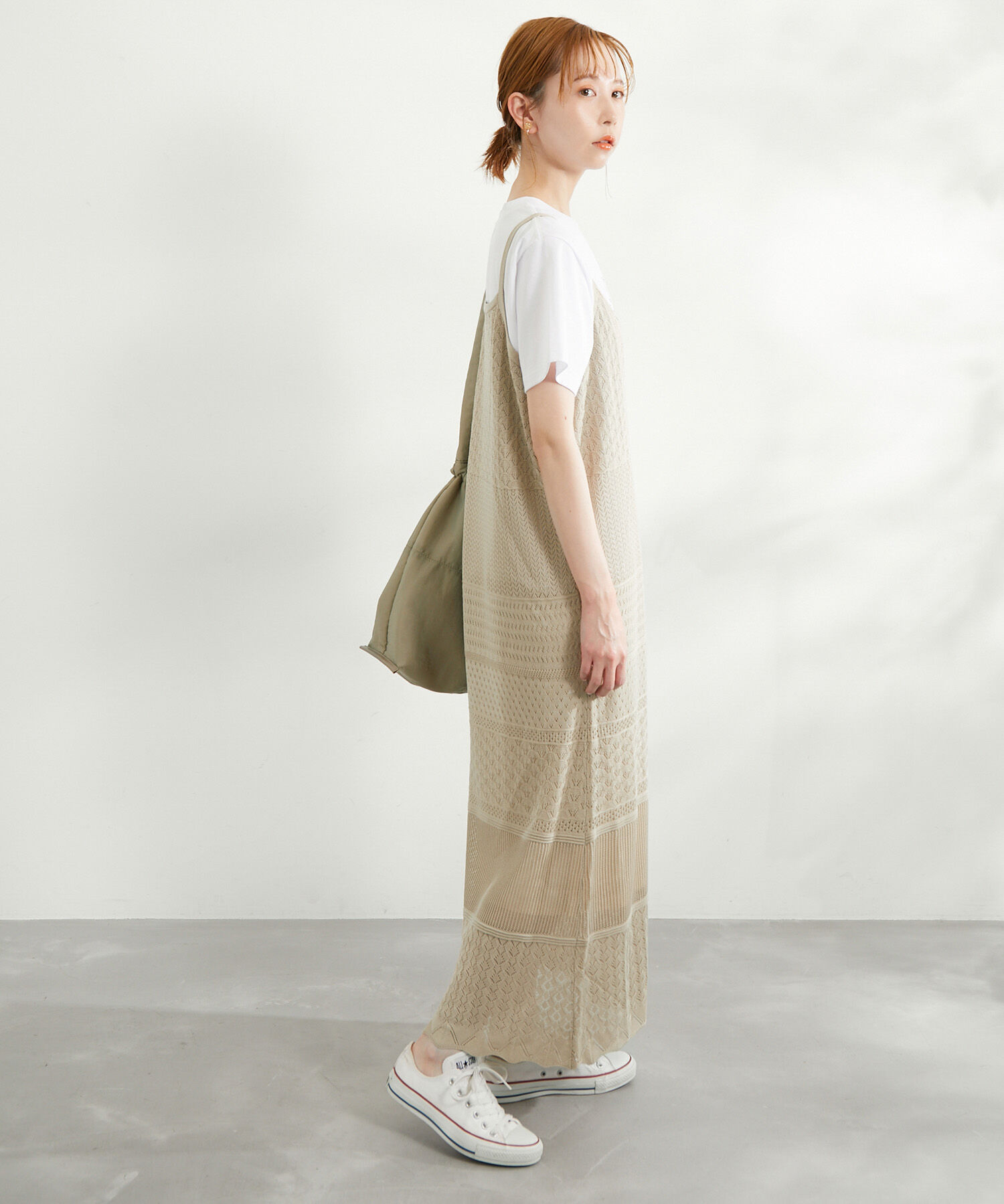 Rope&rsquo;Picnic「【一部店舗限定】レース編みニットワンピース」|ワンピース|