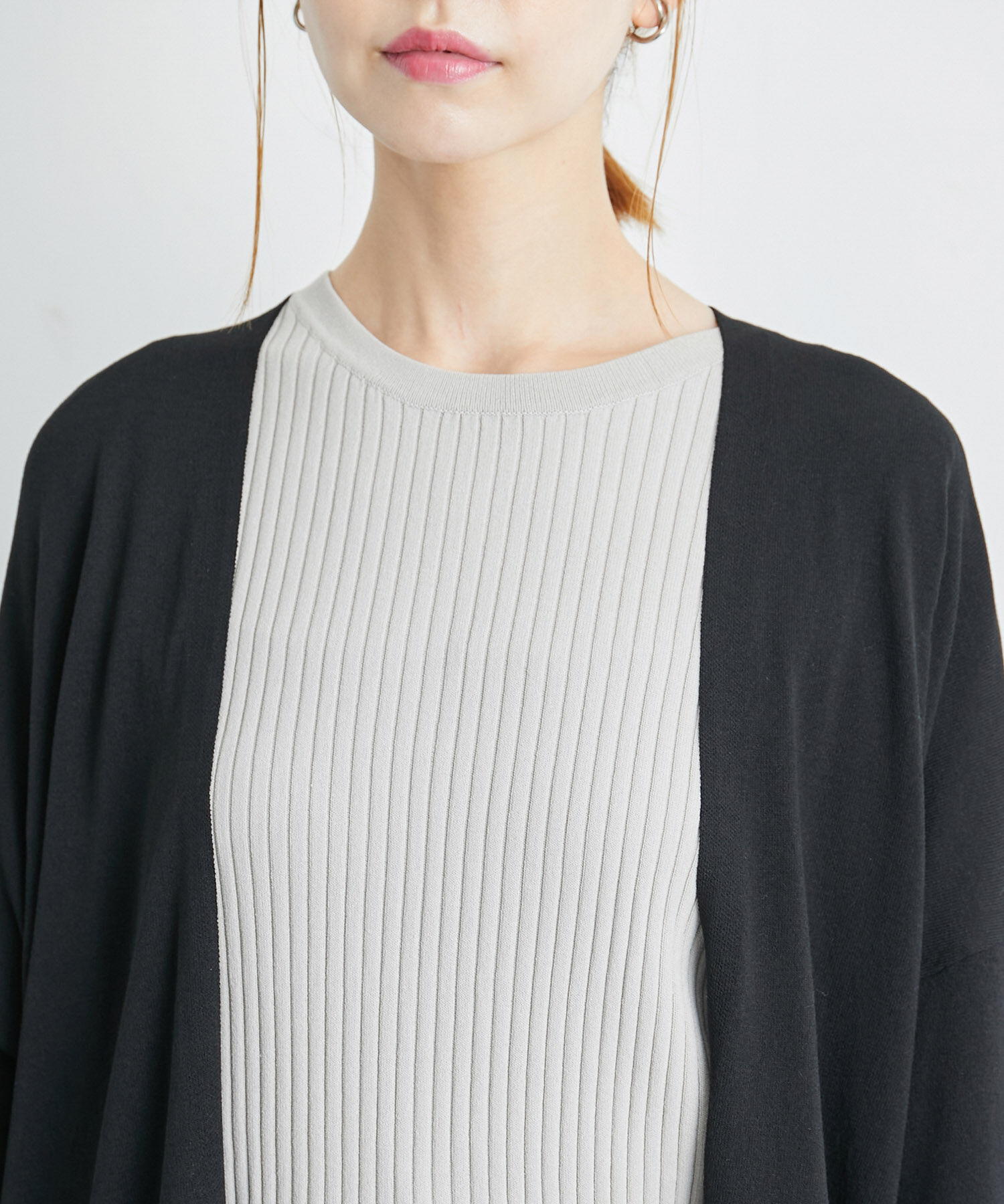 Rope&rsquo;Picnic「UVカット・接触冷感・洗える/Aラインカーディガン」|カーディガン|