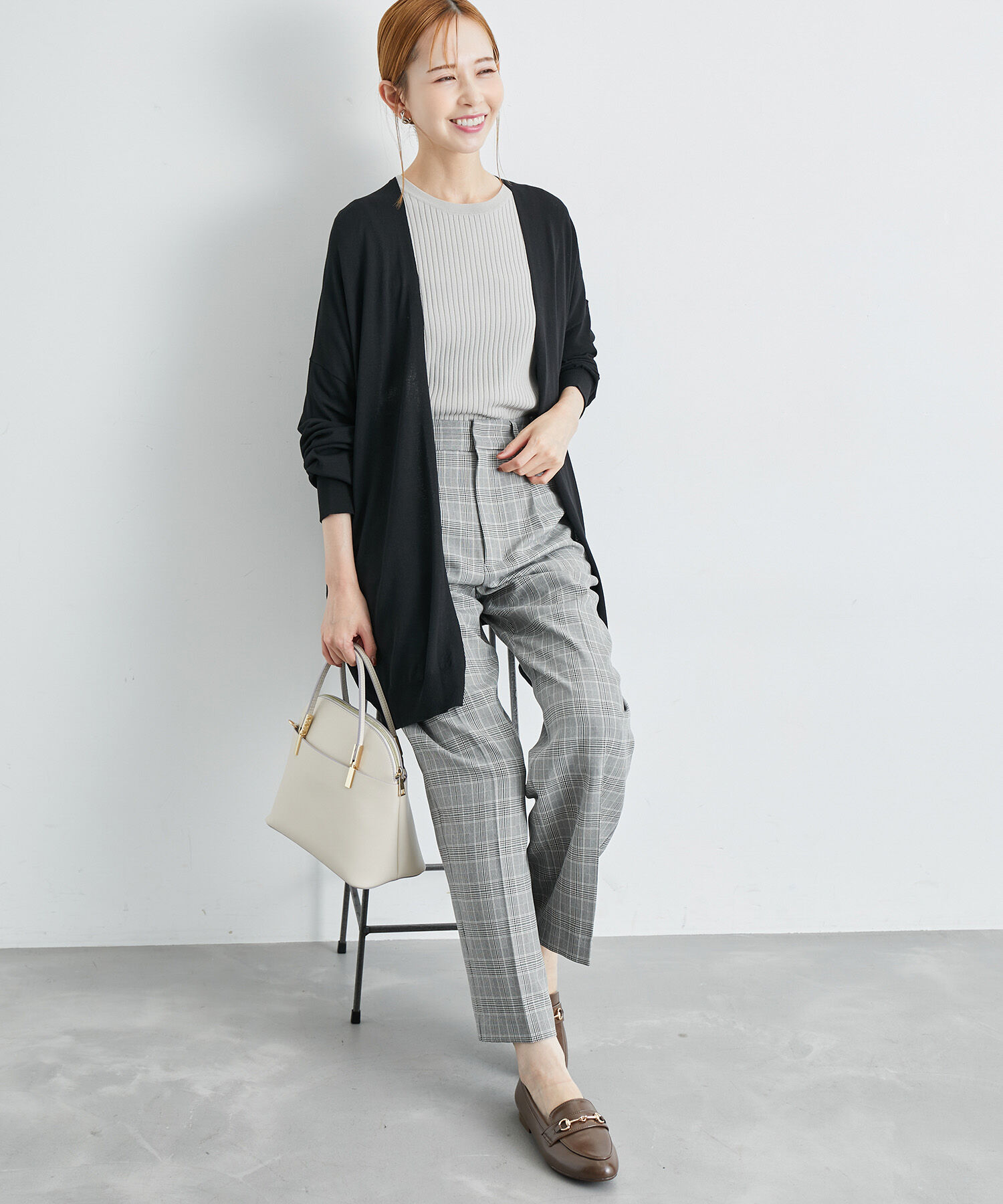 Rope&rsquo;Picnic「UVカット・接触冷感・洗える/Aラインカーディガン」|カーディガン|