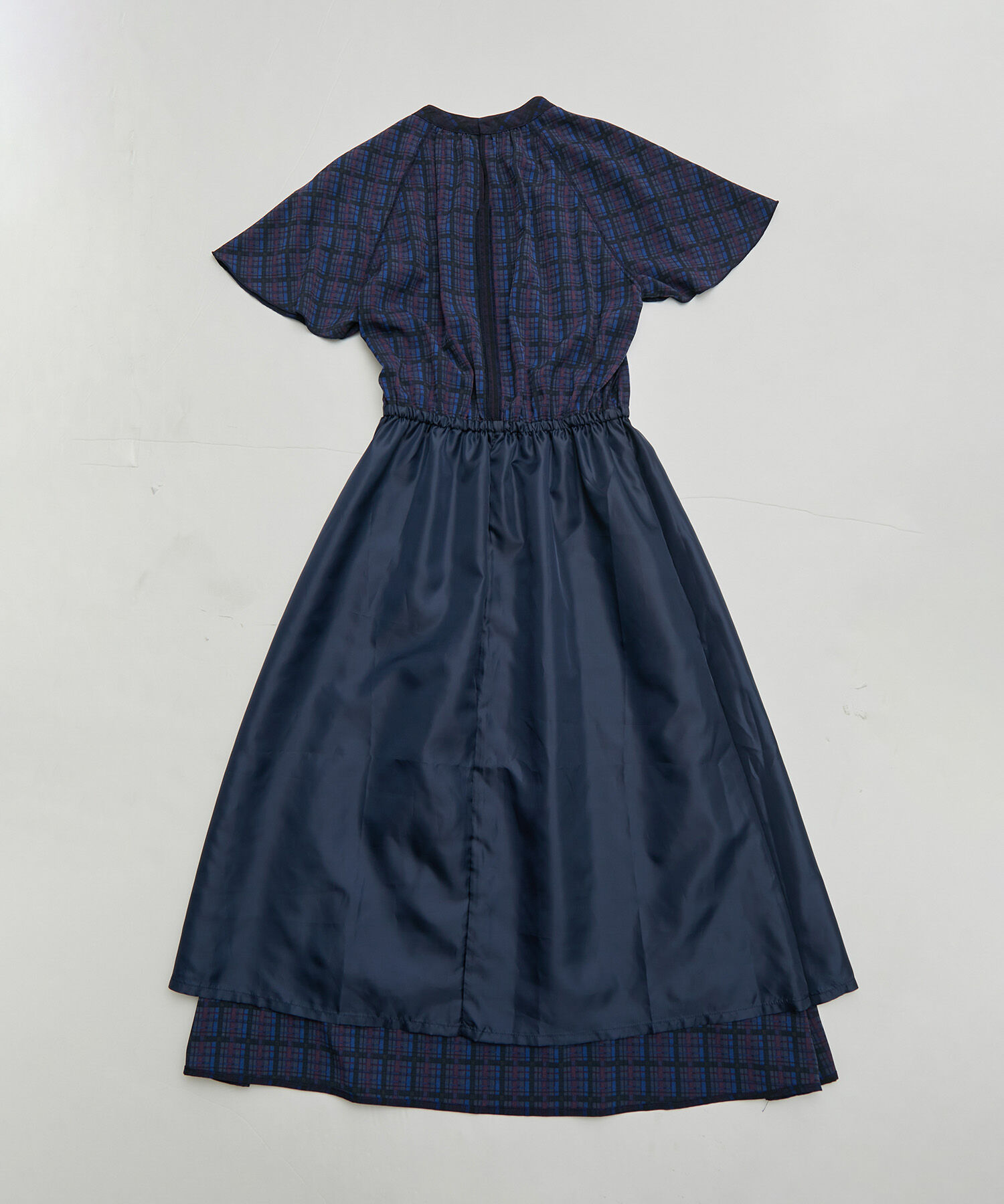 Rope&rsquo;Picnic「リンクコーデ/アソート柄ラッフルスリーブワンピース」|ワンピース|