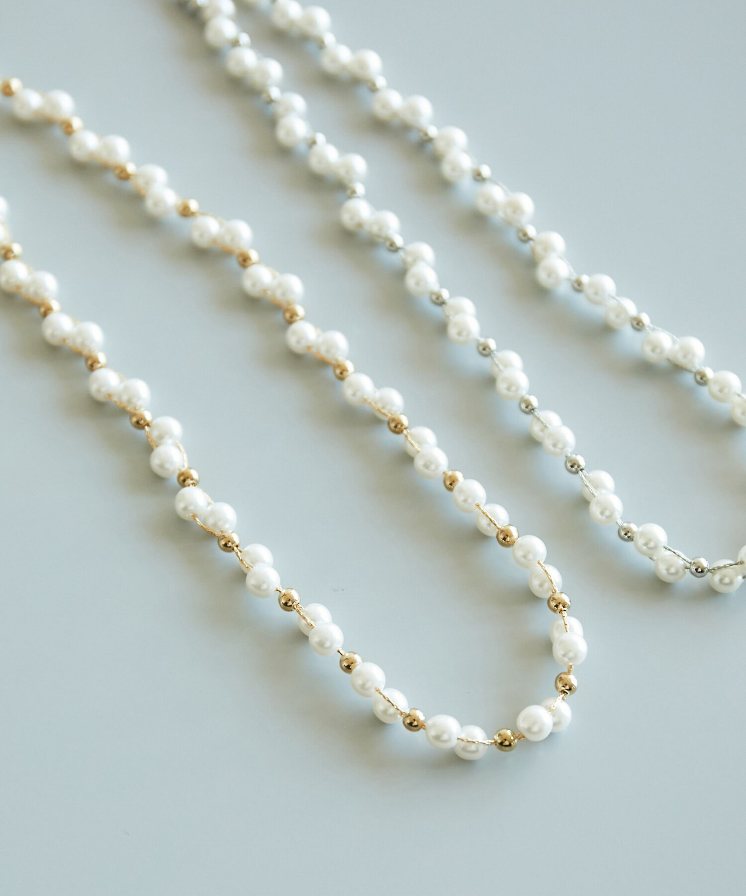 ROPE PICNIC PASSAGE「パールデザインショートネックレス」|ネックレス|ゴールド(90)