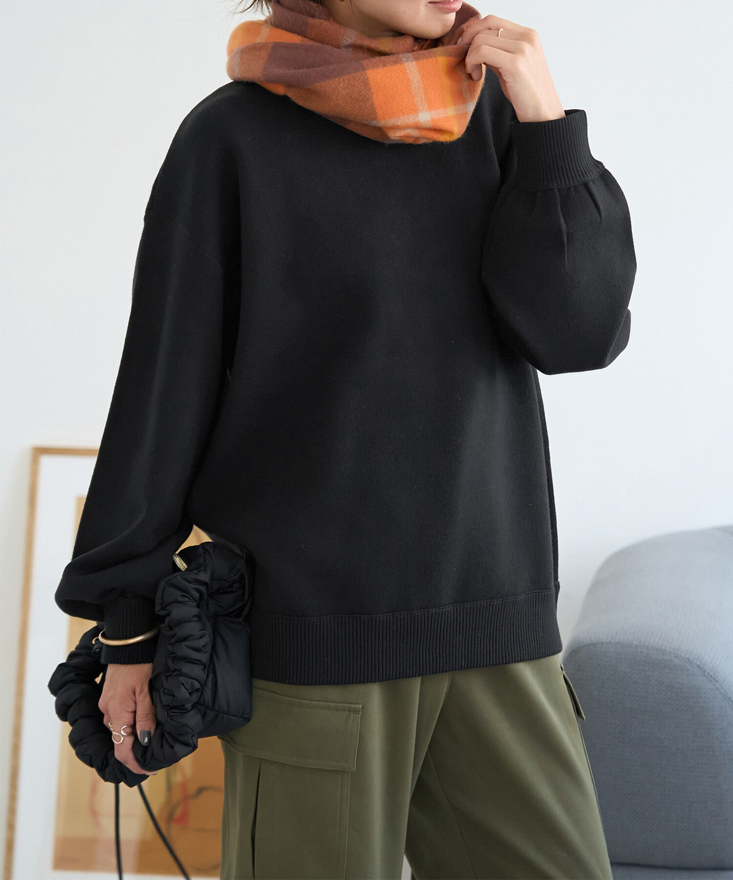 ROPE' PICNIC R「スウェットライクニットプルオーバー」|ニット・セーター|