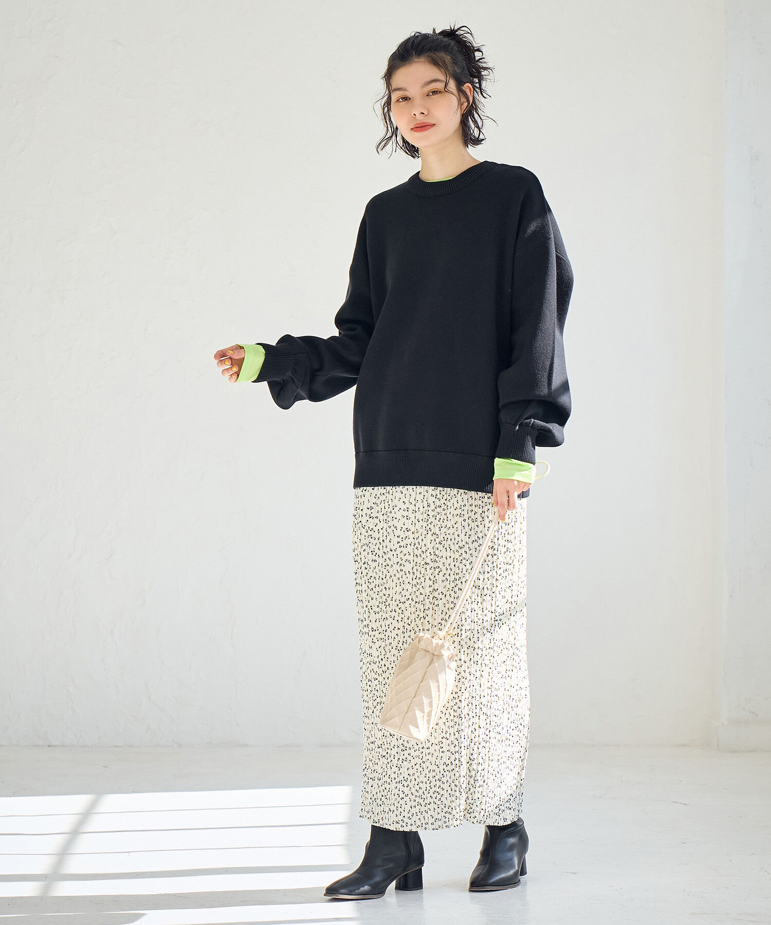 ROPE' PICNIC R「スウェットライクニットプルオーバー」|ニット・セーター|