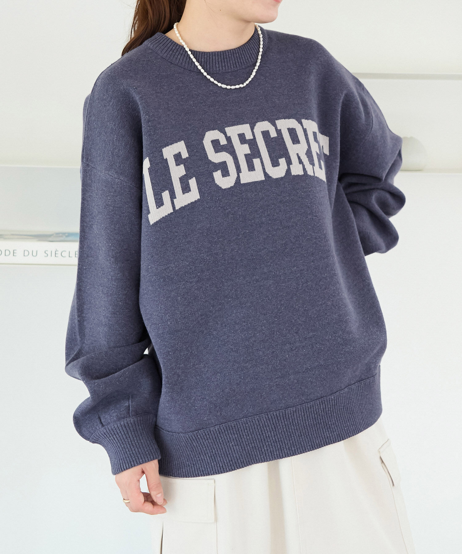 ROPE' PICNIC R「スウェットライクニットプルオーバー」|ニット・セーター|