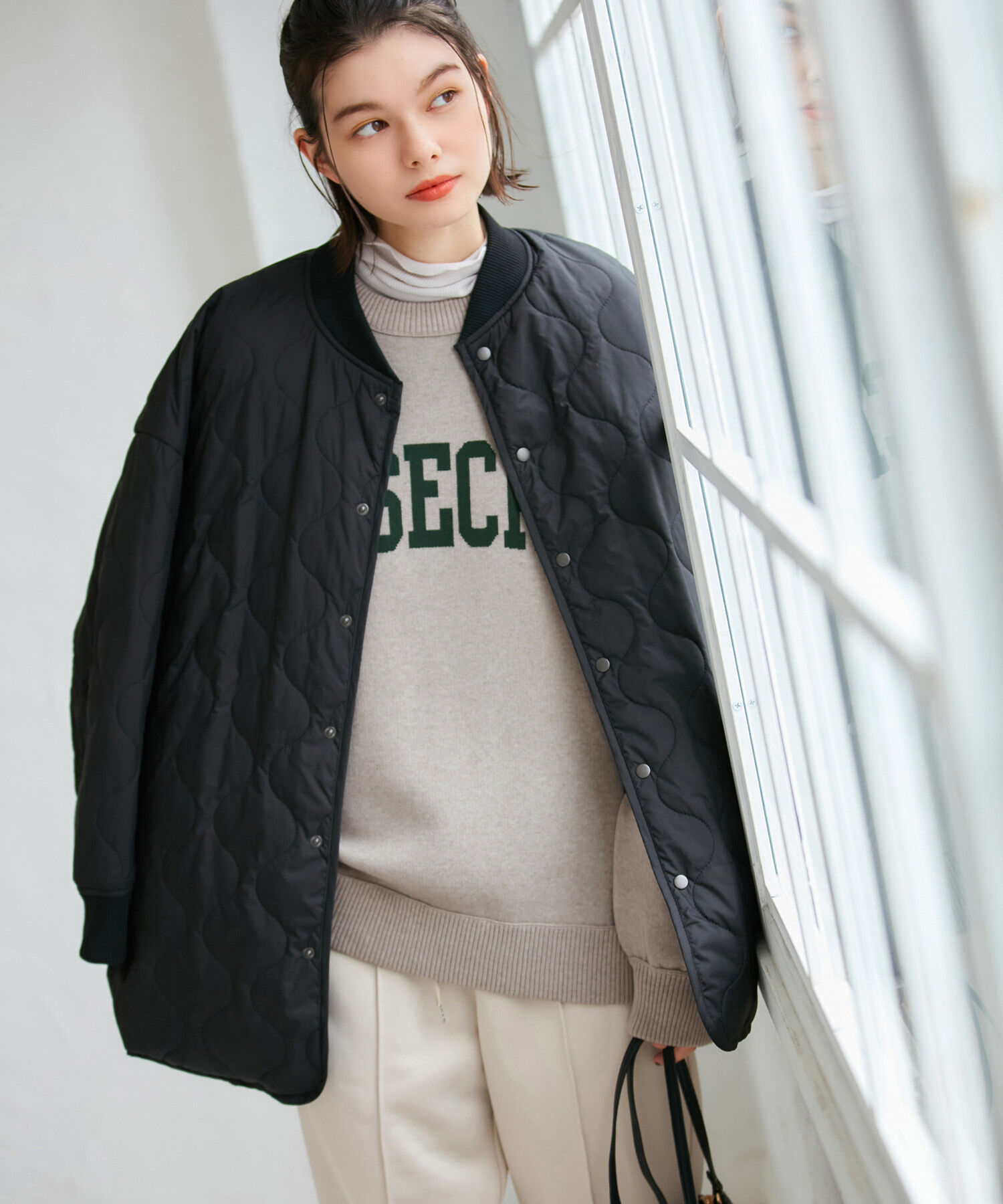 ROPE' PICNIC R「スウェットライクニットプルオーバー」|ニット・セーター|