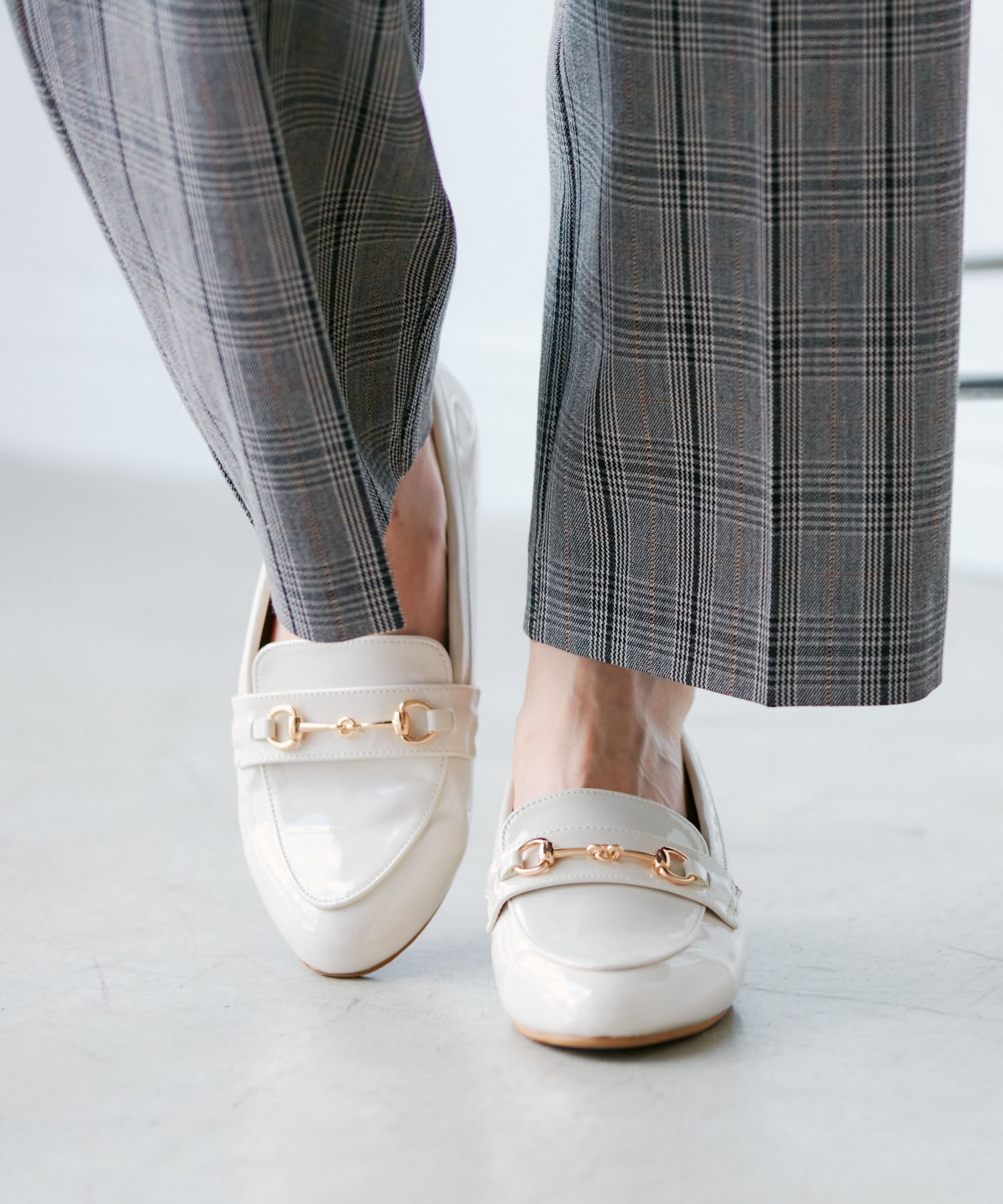 ROPE PICNIC PASSAGE「ROPE' PICNIC PASSAGE byHARUTA/エナメルビット付フラットローファー」|ローファー|キナリ(16)