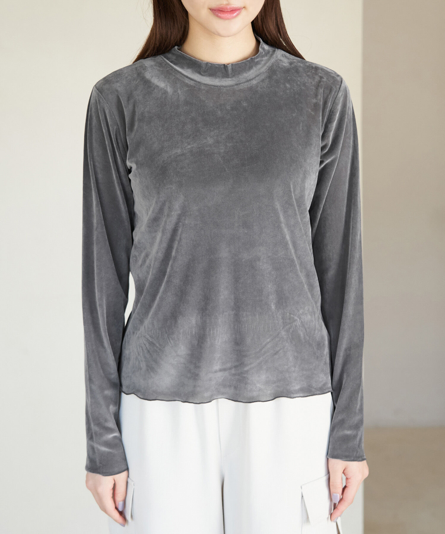 Rope&rsquo;Picnic「フロッキー起毛カットソートップス」|Tシャツ・カットソー|