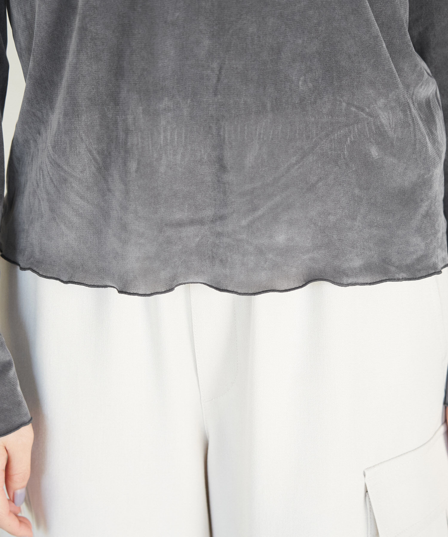 Rope&rsquo;Picnic「フロッキー起毛カットソートップス」|Tシャツ・カットソー|